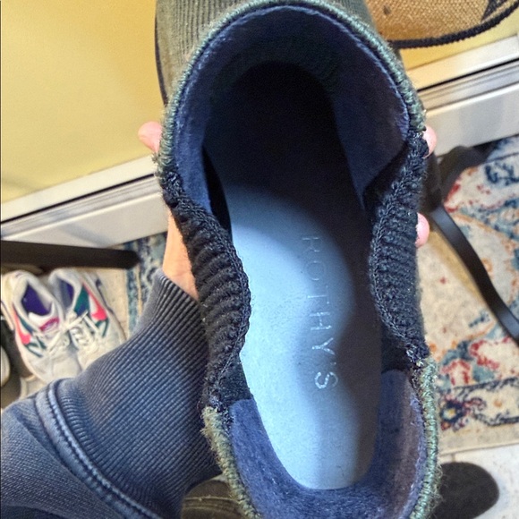 Rothy's Olive Green Knit The Lug Boots Sz 7 - Picture 8 of 9